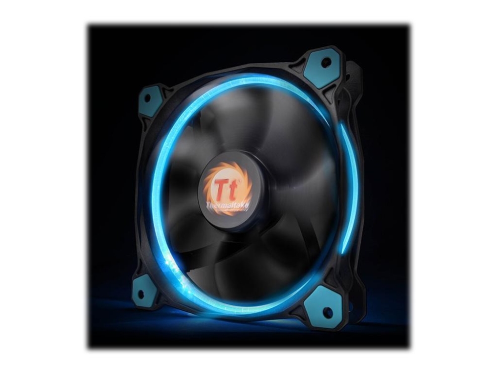 Thermaltake Riing 14, Ventilator, 14 Cm, 1400 Rpm, Schwarz, Blau