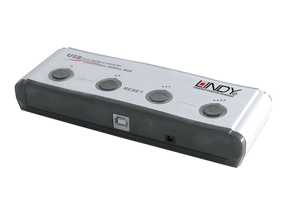Lindy Usb Zu Seriell Konverter - Serieller Adapter - Usb - Rs-232 X 4