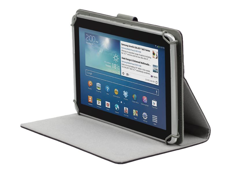 Riva Case Orly 3017 Universal - Flipomslag til tablet - polyuretan-læder - violet - 10.1