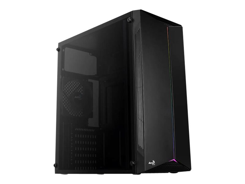 Aerocool Split - Tower - Atx - Seitenteil Mit Windschutz (Akryllisk) - Komplette Verschraubung (Atx) - Sortierung - Usb/Lyd