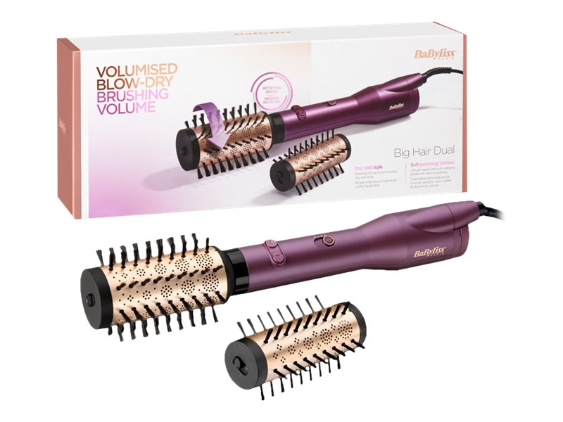 Babyliss AS950E Big Hair Dual Air Styler 2-Piece Set Pink Black