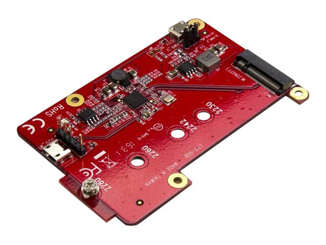Startech.Com Usb Auf M.2 Sata Konverter Für Raspberry Pi Und Entwicklungsboards, Mikro-Usb, M.2, Rot, 5839751 H, Ce, Fcc, Renesas - Μpd720231a
