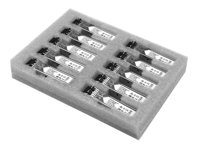Startech.Com Cisco Glc-Sx-Mm Kompatibel Sfp Transceiver Modul - 1000Base-Sx - 10Er Pack, Faseroptik, 1250 Mbit/S, Sfp, Lc, Sx, 550 M