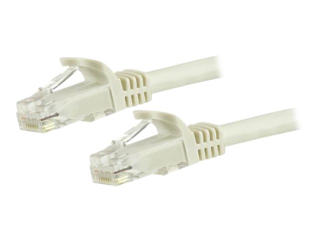 Startech.Com 7,5M Cat6-Kabel - Weißes Cat6-Patchkabel - Snagless Rj45-Steckverbinder - Etl, 7,5 M, Cat6, U/Utp (Utp), Rj-45, Rj-45