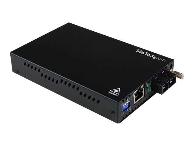 Startech Multimode (Mm) Sc Fiber Media Converter For 1Gbe Network - 550M Range - Gigabit Ethernet -Remote Monitoring - 850Nm (Et91000sc2) - Fibermedi