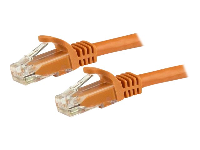 Startech.Com 1.5M Cat6 Ethernet Kabel, 10 Gigabit Snagless Rj45 650Mhz 100W Poe Patch Cord, Cat 6 10Gbe Utp Netzwerkkabel Mit Zugentlastung, Orange,