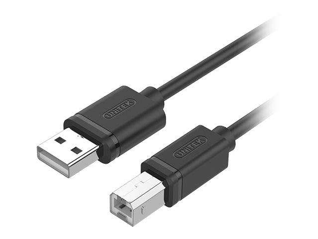 Unitek Y-C4001gbk, 2 M, Usb A, Usb B, Usb 2.0, 480 Mbit/S, Schwarz