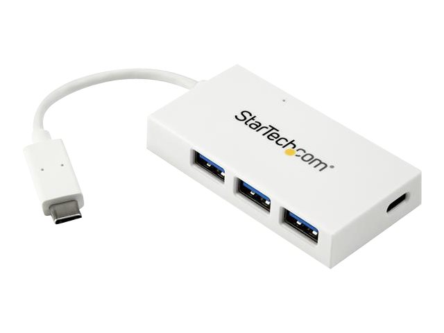 Startech.Com 4 Port Usb-C Hub Mit 1X Usb-C- Und 3X Usb-A Anschlüssen (Superspeed 5 Gbit/S) - Usb-Bus-Stromversorgung - Tragbarer Laptop Usb 3.0 Adapt