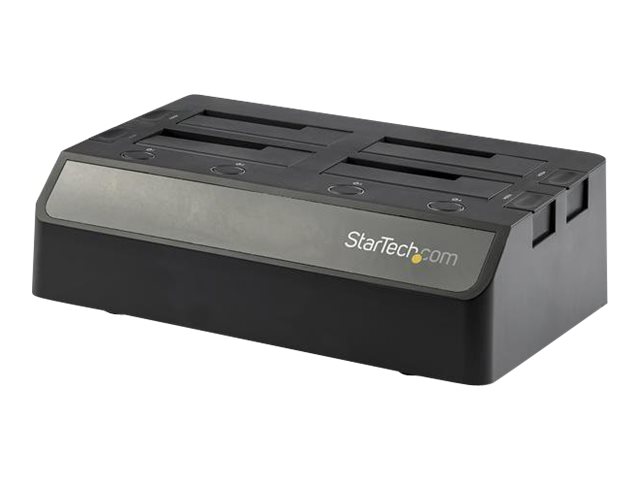 Startech.Com 4-Bay Usb 3.1 To Sata Hard Drive Docking Station, 10Gbps Usb Hard Drive Dock, External 2.53.5 Sata Iii (6Gbps) Ssdhdd Docking Station, H