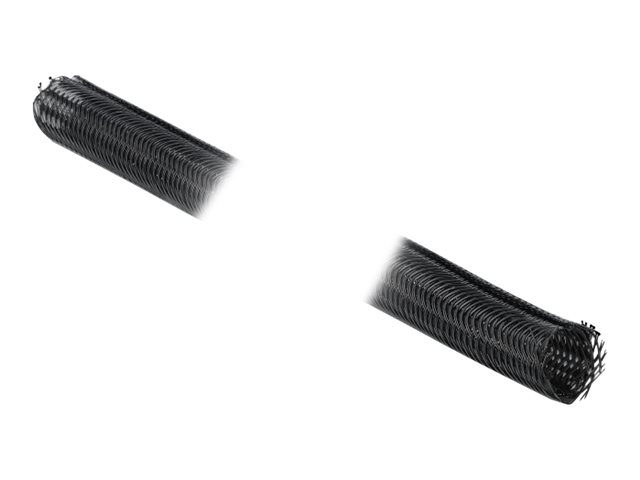 Delock Braided Sleeving self-closing - Flätad ärm - 2 m - svart | EL Artiklar - Vägar & tillägg - Övriga | GameStuff