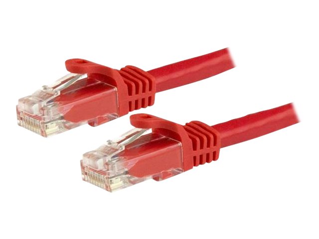Startech 7.5M Cat6 Ethernet Cable, 10 Gigabit Snagless Rj45 650Mhz 100W Poe Patch Cord, Cat 6 10Gbe Utp Network Cable W/Strain Relief, Red, Wiring Is