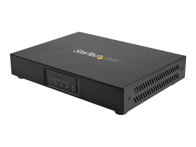 Startech.Com 2X2 Videowand Controller - 4K 60Hz Display, Hdmi, Usb Typ-A, Metall, Schwarz, 60 Hz, 4096 X 2160