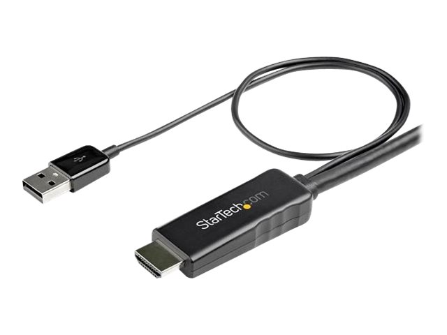 Startech 3M Hdmi To Displayport Adapter Cable With Usb Power - 4K 30Hz Active Hdmi To Dp 1.2 Converter (Hd2dpmm3m) - Videokabel - Hdmi, Usb (Kun Strø