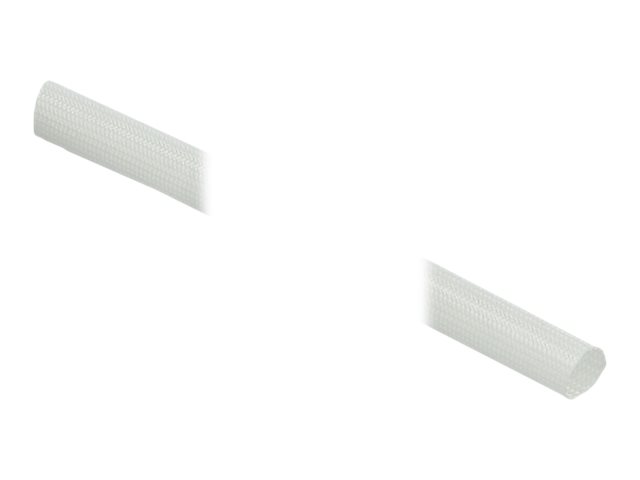 Delock Fiberglass Sleeving - Kabelfleksibelt Rør - 10 M - Hvid
