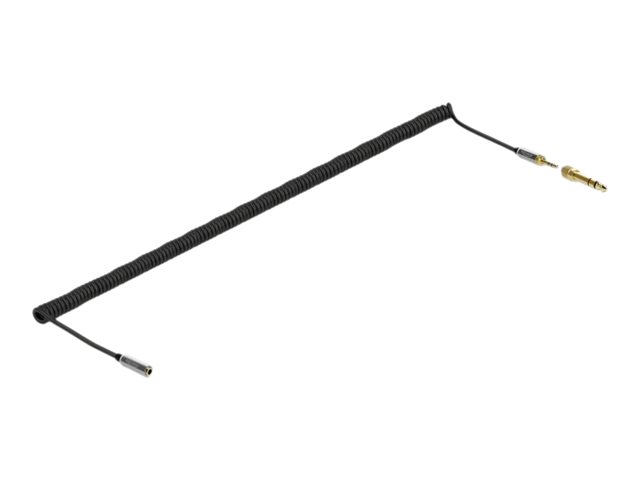 Delock - Audiokabelpakke - Sort - Snoet