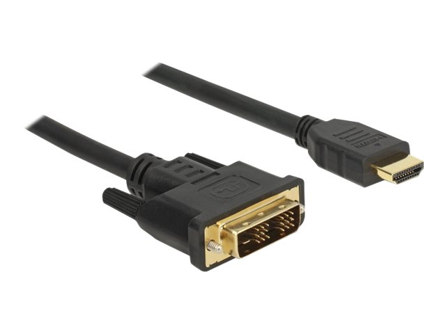 Delock 85585, 3 M, Dvi, Hdmi Typ A (Standard), Männlich, Männlich, Gerade