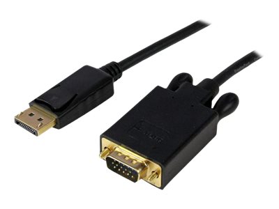 Startech.Com Displayport Auf Vga Kabel 4,5M (Stecker/Stecker) - Dp Zu Vga Kabel Adapter - Schwarz, 4,6 M, Displayport, Vga (D-Sub), Männlich, Männlic