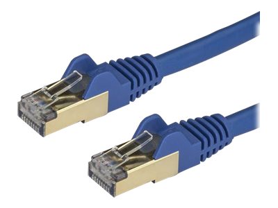Startech.Com 1,5M Cat6a Kabel - Blau - Patchkabel - Stp - Snagless-Rj45-Steckverbinder, 1,5 M, Cat6a, U/Ftp (Stp), Rj-45, Rj-45