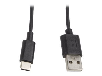 Lanberg - USB-kabel - USB (han) til 24 pin USB-C (han) - USB 2.0 - 3 A - 1 m - sort | Datortillbehör - Kablar & adaptrar - Datakablar | GameStuff