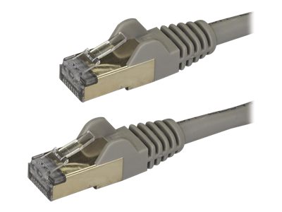 Startech.Com 1,5M Cat6a Kabel - Grau - Patchkabel - Stp - Snagless-Rj45-Steckverbinder, 1,5 M, Cat6a, U/Ftp (Stp), Rj-45, Rj-45
