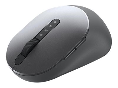Dell Ms5320w - Mus - Optisk - 7 Knapper - Trådløs - 2.4 Ghz, Bluetooth 5.0 - Titan Grå - Med 3 Års Advanced Exchange Service