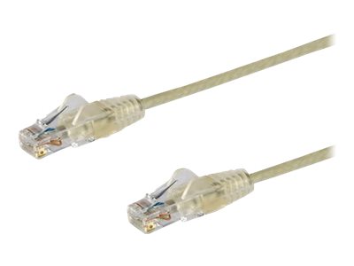 Startech.Com 2,5 M Cat6-Kabel - Schlank - Snagless Rj45-Anschlüsse - Grau, 2,5 M, Cat6, U/Utp (Utp), Rj-45, Rj-45