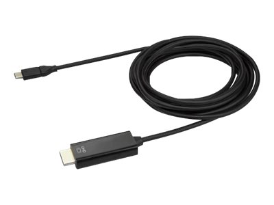 Startech 10Ft (3M) Usb C To Hdmi Cable, 4K 60Hz Usb Type C To Hdmi 2.0 Video Adapter Cable, Thunderbolt 3 Compatible, Laptop To Hdmi Monitor/Display,