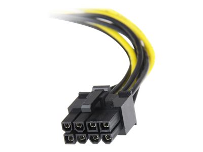 StarTech.com 6in LP4 to 8 Pin PCI Express Video Card Power Cable Adapter - lp4 to PCI express - molex to 8 pin PCIe (LP4PCIEX8ADP) - Strömadapter - 4 pin intern effekt (hane) till 8-stifts PCIe-ström (hane) - 15.3 cm | Datortillbehör - Kablar & adaptrar - Strömkablar | GameStuff