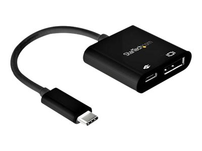 Startech.Com Usb-C Auf Displayport Adapter Mit Power Delivery - 8K 60Hz /4K 120Hz Usb-C Auf Dp 1.4 Alt Mode Videoadapter Mit 60W Pd Pass-Through Lade