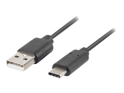 Lanberg - Usb-Kabel - Usb (Han) Til Usb-C (Han) - Usb 2.0 - 50 Cm - Sort