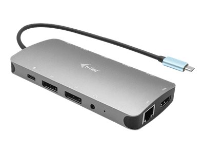 I-Tec Metal Usb-C Nano 3X Display Docking Station + Power Delivery 100 W, Kabelgebunden, Usb 3.2 Gen 1 (3.1 Gen 1) Type-C, 100 W, 3,5 Mm, 10,100,1000