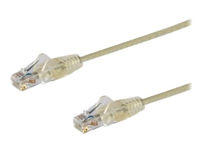 Startech.Com 1,5 M Cat6-Kabel - Schlank - Snagless Rj45-Anschlüsse - Grau, 1,5 M, Cat6, U/Utp (Utp), Rj-45, Rj-45