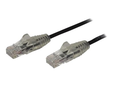 Startech.Com 3 M Cat6-Kabel - Schlank - Snagless Rj45-Anschlüsse - Schwarz, 3 M, Cat6, U/Utp (Utp), Rj-45, Rj-45
