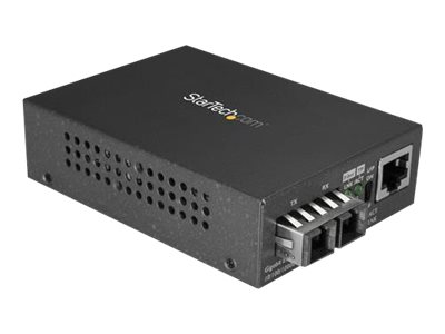 Startech.Com Singlemode Sc Fiber Media Converter Für 10/100/1000 Netzwerk, 10Km, Gigabit Ethernet, 1310Nm, Mit Auto Negotiation, Gigabit Etherne