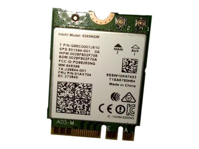 Intel 8265 - Netværksadapter - M.2 Card - Bluetooth 4.2, Wi-Fi 5 - Fru