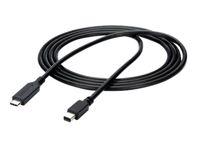 Startech.Com 1,8M Usb-C Auf Mini Displayport Kabel - 4K 60Hz - Schwarz, 1,8 M, Usb Typ-C, Mini Displayport, Männlich, Männlich, Gerade
