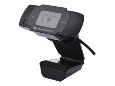 Conceptronic Amdis03b - Webcam - Farve - 1280 X 720 - 720P - Fast Brændvidde - Audio - Usb 2.0 - Dc 5 V