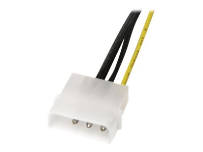 StarTech.com 6in LP4 to 8 Pin PCI Express Video Card Power Cable Adapter - lp4 to PCI express - molex to 8 pin PCIe (LP4PCIEX8ADP) - Strømforsyningsadapter - 4-PIN intern strøm (han) til 8 pin PCIe-strøm (han) - 15.3 cm
