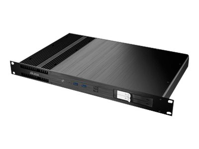 Akasa Galileo Tu1, Rack, Server, Schwarz, Thin Mini-Itx, Aluminium, 2.5 Zoll