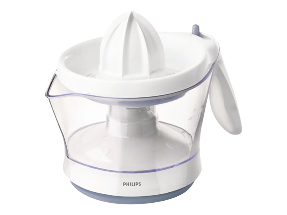 Philips HR2744 - Citruspresser - 0.6 liter - 25 W - lys hvid med blå toner