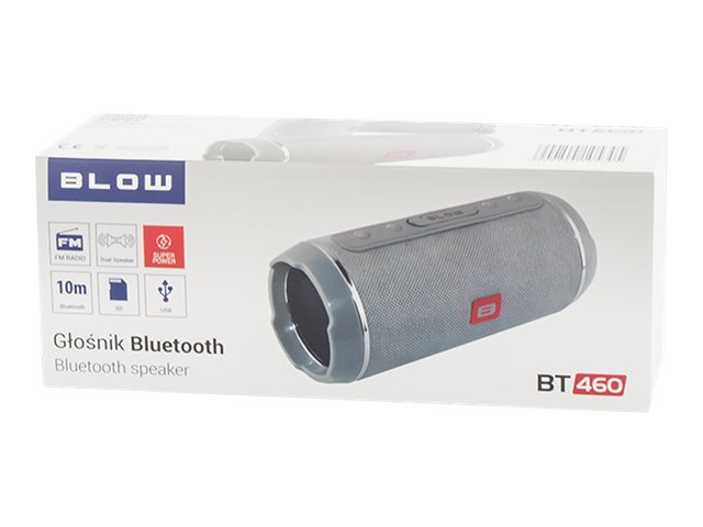 Blow BT460 - Højttaler - til transportabel brug - trådløs - Bluetooth - grå