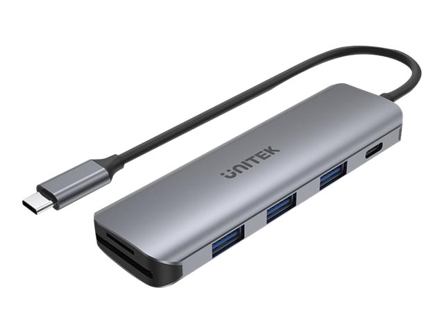Unitek Uhub P5+ H1107c - Hub - 3 X Usb 3.1 Gen 1 + 1 X Usb-C 3.1 Gen 1 - Desktop