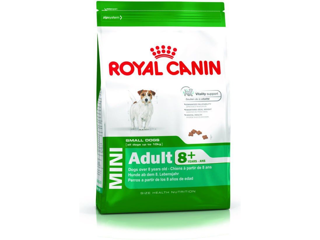 Royal Canin Mini Adult +8 - Trockenfutter Für Hunde - 2Kg