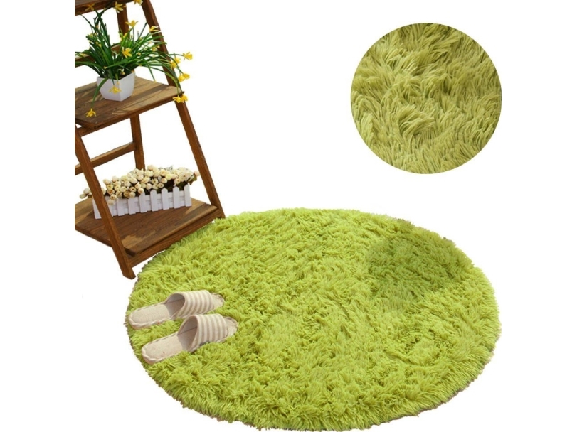 Strado Round Carpet Shaggy Strado 300X300 Greengrass (Green) Universal