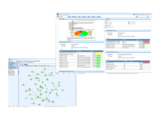 HPE Intelligent Management Center Standard Edition - Licens - 50 netværksenheder - elektronisk - Linux, Win