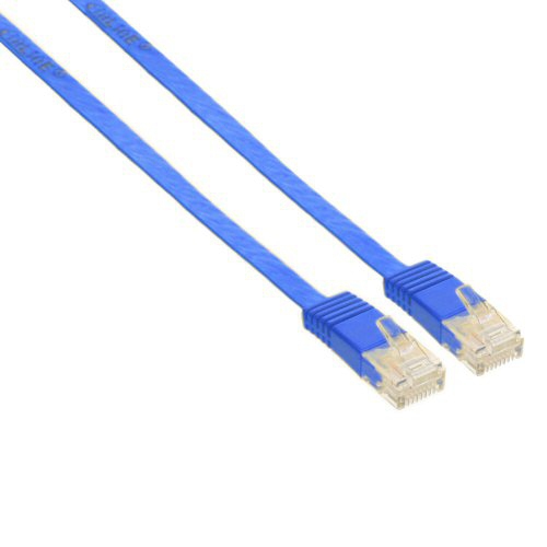 Inline Patchkabel Flach, U/Utp, Cat.6, Blau, 15M, 15 M, Cat6, U/Utp (Utp), Blau