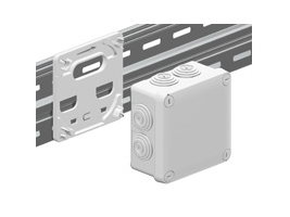 Plexo Kopplingslåda 105 x 105 mm, inkl. fäste för kabelrännor | EL Artiklar - Vägar & tillägg - Avancemang material | GameStuff