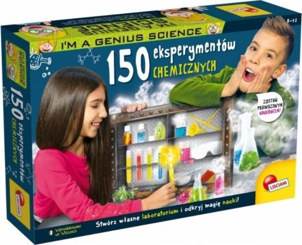Im A Genius Experimentierkasten 150 Chemische Experimente, Polnisch