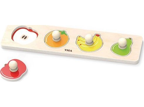 Viga Toys Viga 44531 The First Puzzle With Handles - Fruit