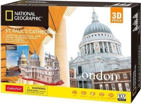 Van Der Meulen 3D Puzzel St. Paul''s Cathedral, 107 Stück(E), Gebäude
